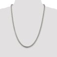 thumbnail image 2 of 925 Sterling Silver 5.20mm Round Box Chain 24 Inch, 2 of 7