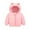 Pink, variant on Otqutp Baby Boys Girls Winter Coats Toddler Bear Ears Hoods Down Jacket 1-4 Years Kids Lightweight Puffer Padded Outwear