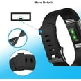 thumbnail image 4 of MYKOMI 2 Pack Waterproof Bands Compatible with Fitbit charge 2, Classic Soft Adjustable Sports Replacement Wristbands for Women Men, 4 of 6