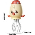 thumbnail image 6 of Electric Magic Dancing Octopus Toy, Auto-Avoid Crawling Wiggling Smart Interactive Toy with LED & Music for Pets Indoor Play,YY Yellow, 6 of 7