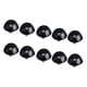 thumbnail image 1 of ColoMX 200 botones de ABS, forma de seta, con forma de cúpula, para coser, globo ocular, bola de animales, ojos de juguete, accesorios de bricolaje (18L = 11.5 MM, negro), 1 of 8
