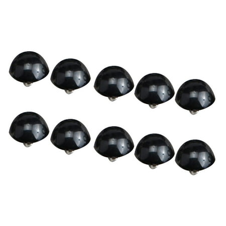 

200pcs ABS Buttons Mushroom Domed Sewing Eyeball Animal Ball Toy Eyes DIY Accessories(24L=15.0 MM Black)