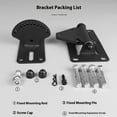 thumbnail image 2 of Wweixi Metal Bracket Speaker Wall Mount For Surround Speaker Black Strong Universal type+1, 2 of 6