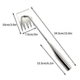 thumbnail image 3 of HongHeng Weeding Artifact Uprooting Weeding Tool, Premium Manganese Steel forged Weed Puller 5 Teeth, Hand Weeder Tool for Gardening with Long Handle (13.6 inch stainless steel), 3 of 6