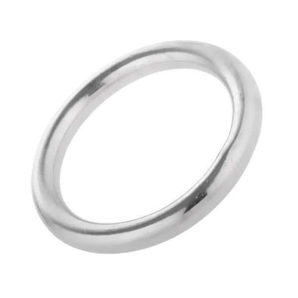 5-12pack Boat Marine 304 Stainless Steel Polished O Smooth Welded 7 X 40mm 5 piezas Sunnimix Anillo O de acero inoxidable