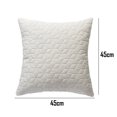thumbnail image 2 of Funda de almohada de terciopelo en casa funda de almohada a cuadros hexagonal, 2 of 5