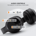 thumbnail image 6 of WIGACH Wireless Bluetooth Headphones, Over-Ear Headphones with HD Microphone, Foldable Bluetooth 5.0 Wireless Headphones for Travel/Office/Mobile Phone/PC - Black, 6 of 7