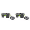 thumbnail image 1 of relayinert Bande Réfléchissante Confortable Porter Jogging Robuste et Durable Conduit Large ggray 144cm 2Set, 1 of 6