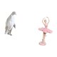 thumbnail image 5 of Escultura de resina de pingüino bailarina, figura coleccionable, adorno decorativo, estatua de animal, regalo de cumpleaños para niña, recuerdo, inaug, 5 of 8