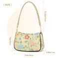 thumbnail image 3 of FORMRS Womens Shoulder Bag with Chain Strap Clutch Purse Cute Tote Handbag, Colorful Flower, 3 of 7
