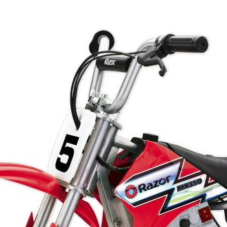Razor - Dirt Rocket Kids Electric Toy Motocross Motorcycle Dirt Bike - Red