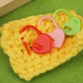 thumbnail image 4 of 200pcs Assorted Colors Crochet Stitch Markers for Crocheting,Crochet Marker for Crocheting Knitting Yarn Crafts Weaving Locking Safety Pins Yarn Pins Knitting Supplies Accessories, 4 of 8