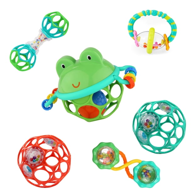 Set de regalo Bright Starts Little Shakers de 6 piezas con tecnología Oball