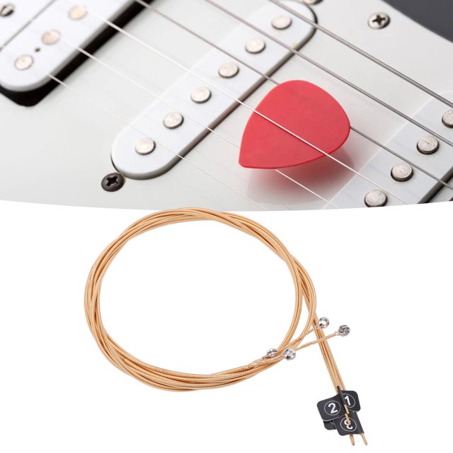 4 Pcs Corde Basse, Métal G D A E 4 Notes Ensemble d'Accessoires pour Instrument à Cordes pour Remplacement