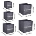 thumbnail image 2 of 4 Pcs Nonwoven Grow Bags, Heavy Duty Aeration Fabric Pots with Durable Gray Handles, Vegetable Planter Bags Containers, Cloth Planters for Garden, 2 of 7