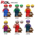 thumbnail image 2 of 科睿KDL805一套6款游戏主角水管工踩蘑菇儿童拼装积木玩具K2035 Deng Xun unisex, 2 of 2