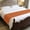 Orange, variant on Snmubt Orange Bed Runner, Soft Decorative Bed Scarf for Hotel Bedroom, Polyester Bedspread Cover for Twin Full Size Beds, 180x45cm