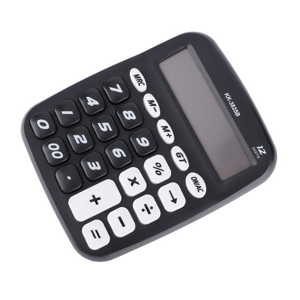 Calculadora De Escritorio, Calculadora Electrónica Con Batería Con Pantalla LCD Grande Y Botón Grande, Calculadora Básica De 12 Dígitos Calculadora De Contabilidad De