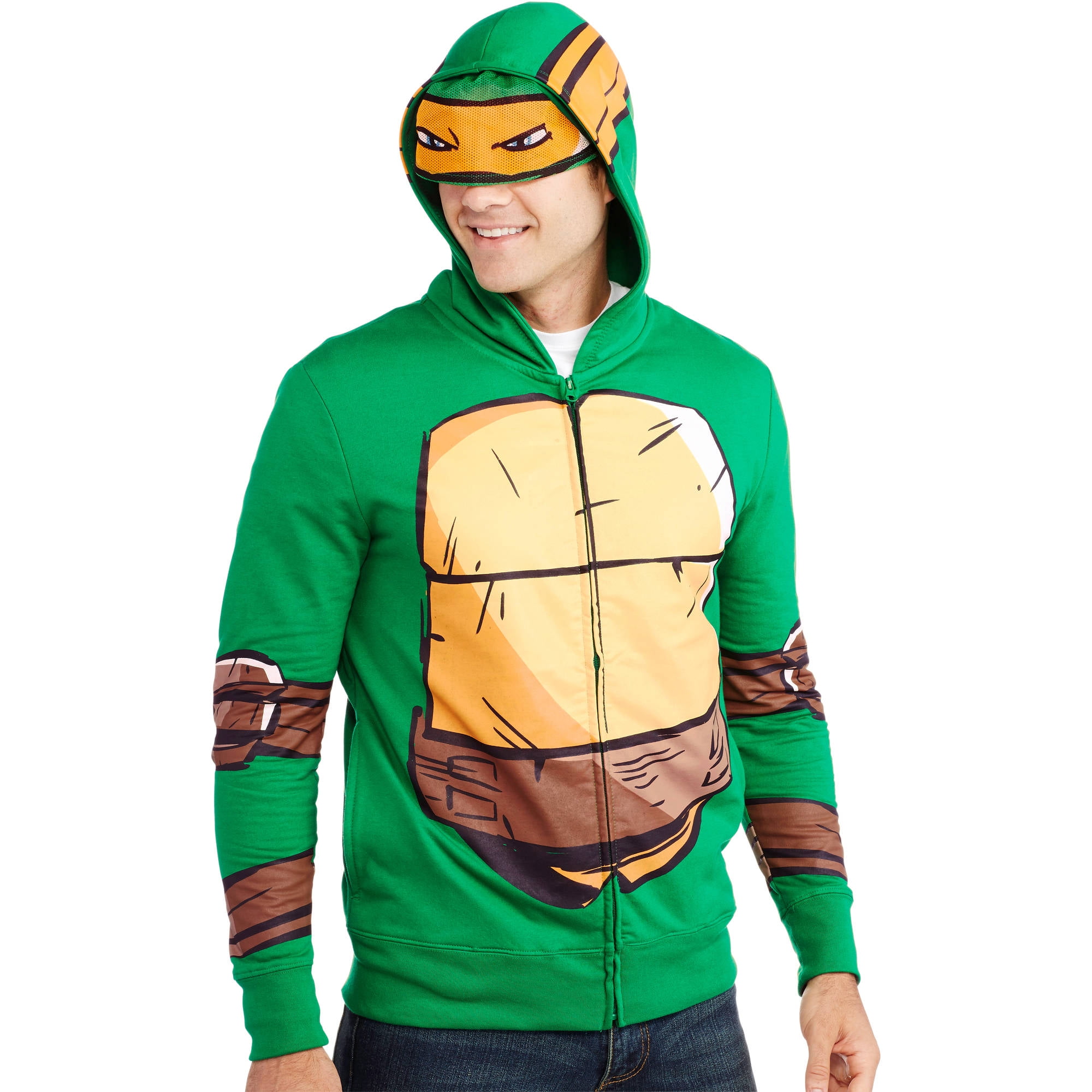 Nickelodeon ninja turtles Men's eye mask costume hoodie