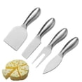 thumbnail image 3 of de herramientas para de material acero inoxidable, de , para pasteles, cubiertos para , utensilios de cocina 4 piezas de plata shamjiam Cortador de queso, 3 of 8