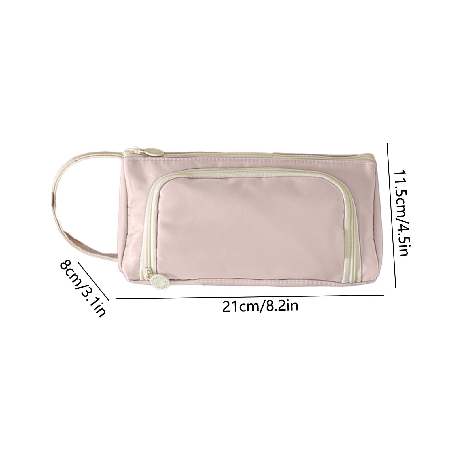 Tusihei Large Capacity Pencil Case, Multi-Layer Portable Pencil Pouch with Sturdy Zipper and Handle, Waterproof Stationery Holder for Office Teen Men Women