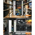 thumbnail image 7 of Senfot Metal Storage Cabinet with Wheels, Lockable Rolling Steel Tool Cabinet with 4 Adjustable Shelves and Pegboard, Mobile Organizer for Home, Garage, or Office Organization, Gray, 7 of 7