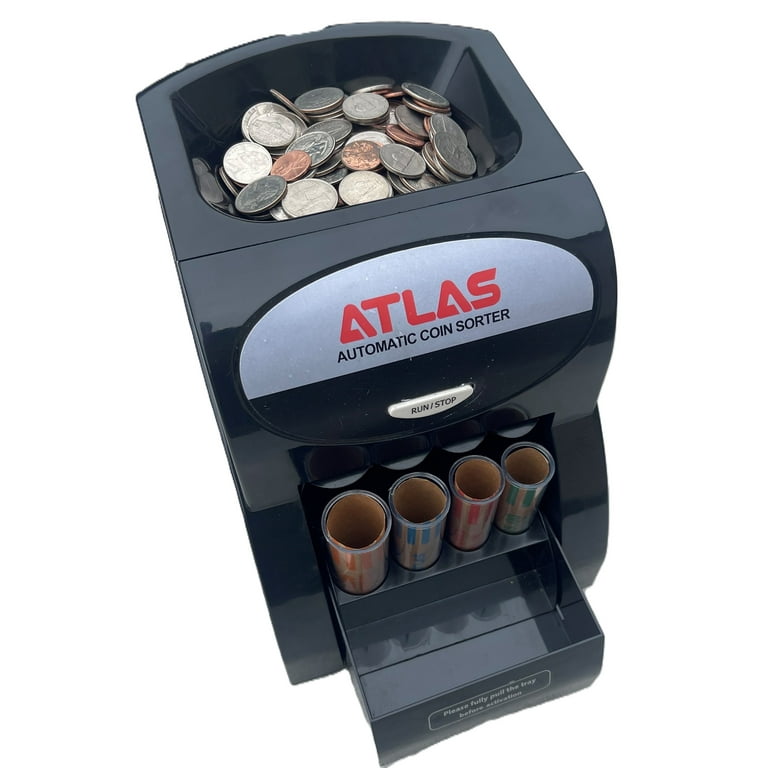 Atlas Electric Coin Sorter (AC-1QS) Sorts 156 Coins Per Minute and