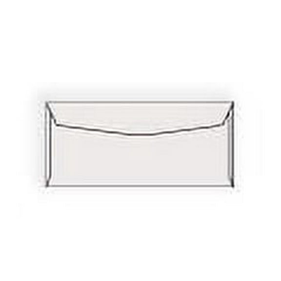 No. 10 Prism® Gray Colored Envelopes, 4-1/8" x 9-1/2", Acid Free 24-lb Pastel Sulphite, Side Seam, Vellum Finish, FSC® Certified - Box of 500 Envelopes