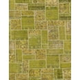 thumbnail image 1 of Ahgly Company Indoor Rectangle Abstract Orange Gold Patchwork Area Rugs, 4' x 6', 1 of 6
