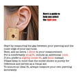 thumbnail image 5 of Hoop Earrings Cartilage Nose Septum Ear Helix Tragus Piercing Jewelry for Women Hypoallergenic Thin Tiny (5.5mm | THICK - 18 gauge, 14K Yellow Gold Filled | Twisted Wire), 5 of 9