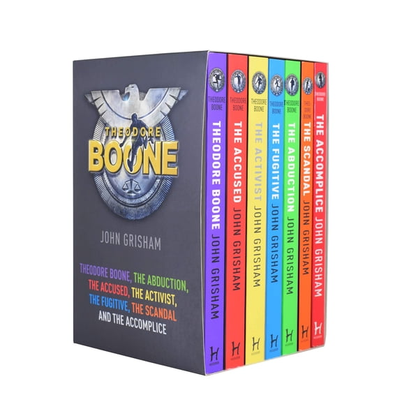 Theodore Boone Series by John Grisham Books 1-7 Box Set - Ages 9-14 - Paperback