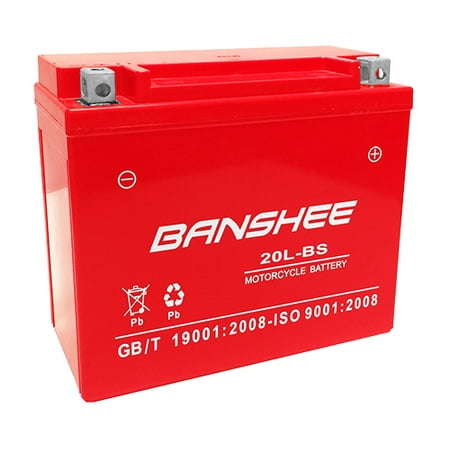 New Harley Davidson Motorcycle Replacement Banshee Battery, 4 Year (Best Motorcycle Battery Warranty)