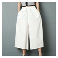 thumbnail image 1 of Women's Ramie Trousers Loose Comfortable Lightweight Pant for Summer Spring, 1 of 7