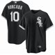 thumbnail image 1 of Camiseta clásica de béisbol negra de Yoan Moncada de los Chicago White Sox con número de estrella bordado-S, 1 of 2