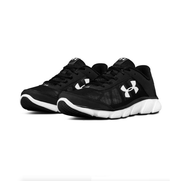 Armour Mens UA G Assert 7 Running Shoe, Adult, Black/White/White, 9 M - Walmart.com