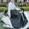 thumbnail image 3 of TIELUTT Warm Scooter Leg Cover – Thick Windproof and | Cold Ideal for Adults Outdoor Commuting Riding and Travel Rip Work Out Sit N Cycle Desk Pedal Floor Pedal Bar for Working Out, 3 of 7