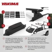 YAKIMA Landing Pad 21 Fixed Point Gear Mount Base Kit for Vehicle Roof Ditch, Set of 4