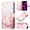 Pink Gold Marble, variant on iPhone SE 2022 Case iPhone SE 3rd 2nd Gen Case, Slim Folio Flip Cover Kickstand Shockproof Protection Cards Slots Hand Wrist Wallet Case for Apple iPhone 8/7 SE 2020- Grid Marble