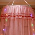 thumbnail image 3 of Moustiquaire de Lit pour Lit Rideaux de Lit Dôme Moustiquaire de Sol Rideaux et Draperies de Lit Rideaux Princess Lit pour Filles Lit pour Tente de Lit Simple Violet, 3 of 6