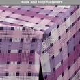 thumbnail image 4 of Colorful Dog Crate Cover, Abstract Geometric Motifs with Hatched Style in Purple Pink Tones, Easy to Use Pet Kennel Cover for Dogs, 35" x 23" x 27", Pale Mauve and Pale Fuchsia, by Ambesonne, 4 of 6