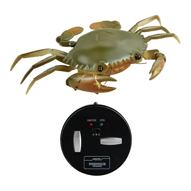 KLKCMS Jouet RC Électrique Créatif Télécommande Animal Blagues Astucieuses Halloween Vert