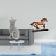 thumbnail image 2 of Figura de escritorio,Estatua de gato,linda estantería,escritorio,decoración del hogar,Figura de caballo,Escultura de figura de caballo en miniatura coleccionable,Estatua de animal de adorno, 2 of 8