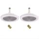 thumbnail image 1 of 2X Ventilador de Techo con Control Remoto y Luz 30W LáMpara LED Ventilador Inteligente Silencioso Ventilador de Techo E27 Base Convertidora Gris, 1 of 5