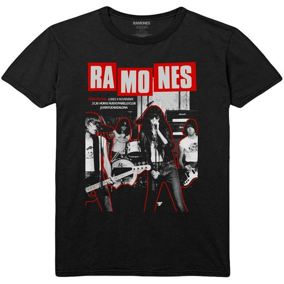Ramones Adult Barcelona Cotton T-Shirt