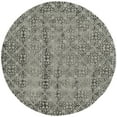 thumbnail image 4 of SAFAVIEH Dip Dye Dedan Damask Wool Area Rug, Grey, 7' x 7' Square, 4 of 9