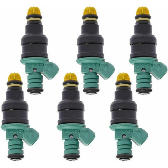 6 PCS Fuel Injector 0280150415 852-12119 Fits For BMW 325i 525i 323is 525iT M3 323I 323IS 199-1999 325I 325IS 1992-1995 525I 1991-1995 M3 1994-1995 FJ292 85212119