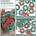 thumbnail image 5 of 20PCS Mini Christmas Wreath Artificial Dollhouse Miniature Christmas Wreath Christmas Tree Hanging Ornaments Christmas Decoration, 5 of 5