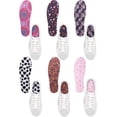 thumbnail image 1 of Forro de zapatos No Show Socks Velmitten para mujer y hombre, 6 pares, 1 of 6