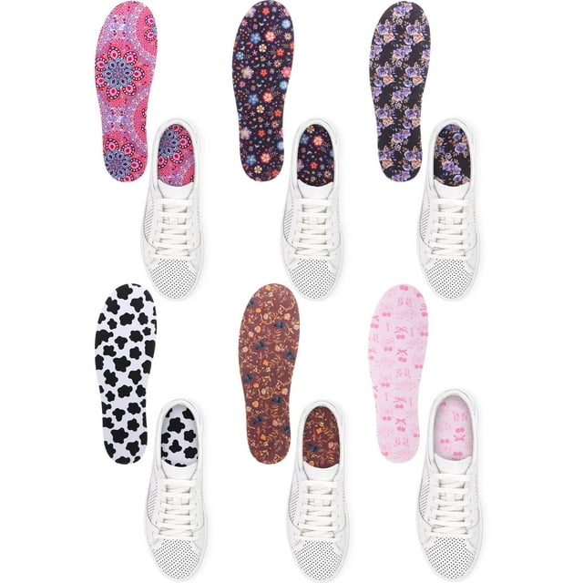 Forro de zapatos No Show Socks Velmitten para mujer y hombre, 6 pares