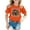 Orange, variant on Girl Shirts Size 10-12 Letter Print Preppy 100 Days Of School Cute Casual Summer Tees Loose Tunic Tees Blouses Pullover Tops Black,10-11 Years